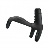 Черная вибронасадка на пенис Vibrating Penis Sling - Baile - в Ельце купить с доставкой