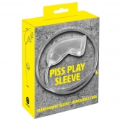 Прозрачная насадка на пенис Piss Play Sleeve для игр с мочеиспусканием - Orion - купить с доставкой в Ельце