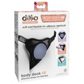 Черные трусики для страпона Body Dock SE на регулируемых ремнях - Pipedream - купить с доставкой в Ельце