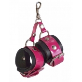 Розово-черный брелок  Наручники - Sitabella - купить с доставкой в Ельце