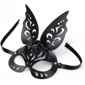 Черная ажурная маска  Зайка  с ушками - Crazy Handmade - купить с доставкой в Ельце