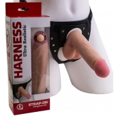 Страпон в подарочной упаковке: трусики с плугом и фаллоимитатор-насадка - 16 см. - LOVETOY (А-Полимер) - купить с доставкой в Ельце