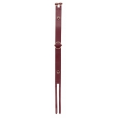 Бордовый ремень Halo Waist Belt - размер L-XL - Shots Media BV - купить с доставкой в Ельце