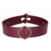Бордовый ремень Halo Waist Belt - размер L-XL - Shots Media BV - купить с доставкой в Ельце