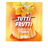 Пробник гель-смазки Tutti-frutti со вкусом ванильного пудинга - 4 гр. - Биоритм - купить с доставкой в Ельце