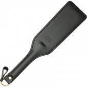 Черная кожаная шлепалка SitaBlack - 30 см. - Sitabella - купить с доставкой в Ельце