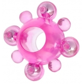 Эрекционное кольцо c бусинками - Toyfa Basic - в Ельце купить с доставкой