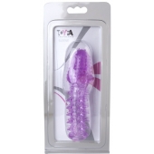 Фиолетовая насадка, удлиняющая половой член - 13,5 см. - Toyfa Basic - в Ельце купить с доставкой