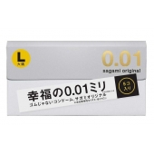 Презервативы Sagami Original 0.02 L-size увеличенного размера - 5 шт. - Sagami - купить с доставкой в Ельце