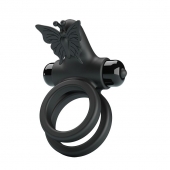 Черное эрекционное виброкольцо Passionate Ring IX - Baile - в Ельце купить с доставкой