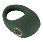 Зеленое эрекционное виброкольцо Luxurious Vibro Cock Ring - Orion - в Ельце купить с доставкой