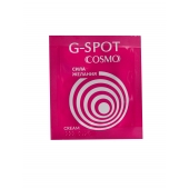 Стимулирующий интимный крем для женщин Cosmo G-spot - 2 гр. - Биоритм - купить с доставкой в Ельце