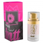 Возбуждающий гель Golden Chups с малиновым ароматом - 17 мл. - INTT - купить с доставкой в Ельце