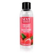 Массажное масло Sexy Sweet Nectar Lychee с феромонами и ароматом личи - 75 мл. - Биоритм - купить с доставкой в Ельце