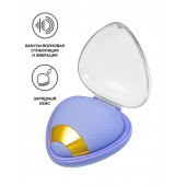 Сиреневый вибратор Crasatell с вакуум-волновой стимуляцией - ToyFa