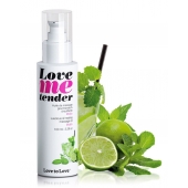 Съедобное согревающее массажное масло Love Me Tender Mojito с ароматом мохито - 100 мл. - Love to Love - купить с доставкой в Ельце