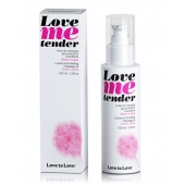 Съедобное согревающее массажное масло Love Me Tender Cotton Candy с ароматом сладкой ваты - 100 мл. - Love to Love - купить с доставкой в Ельце