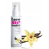 Съедобное согревающее массажное масло Love Me Tender Vanilla с ароматом ванили - 100 мл. - Love to Love - купить с доставкой в Ельце
