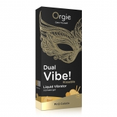 Съедобный гель Dual Vibe Pina Colada с эффектом вибрации и вкусом коктейля пина колада - 15 мл. - ORGIE - купить с доставкой в Ельце