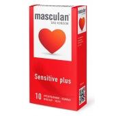 Презервативы Masculan Sensitive plus - 10 шт. - Masculan - купить с доставкой в Ельце