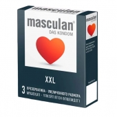 Презервативы увеличенного размера Masculan XXL - 3 шт. - Masculan - купить с доставкой в Ельце