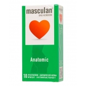 Презервативы анатомической формы Masculan Anatomic - 10 шт. - Masculan - купить с доставкой в Ельце