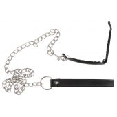 Зажим для половых губ с поводком Pussy Clamp With A Leash - Orion - купить с доставкой в Ельце