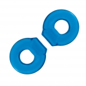 Комплект из двух колец для пениса 2-Pack Ultra-Stretch Stamina Endurance Ring - BlueLine - в Ельце купить с доставкой