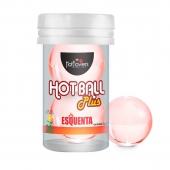 Лубрикант на масляной основе Hot Ball Plus с разогревающим эффектом (2 шарика по 3 гр.) - HotFlowers - купить с доставкой в Ельце