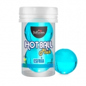 Лубрикант на масляной основе Hot Ball Plus с охлаждающим эффектом (2 шарика по 3 гр.) - HotFlowers - купить с доставкой в Ельце