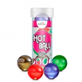 Ароматизированный лубрикант Hot Ball Mix на масляной основе (4 шарика по 3 гр.) - HotFlowers - купить с доставкой в Ельце