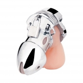 Клетка на пенис из металла Obedience Cock Cage - BlueLine - купить с доставкой в Ельце