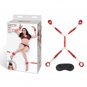 Красная фиксация на матрас Classic Bedspreader - Lux Fetish - купить с доставкой в Ельце