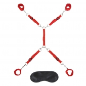 Красная фиксация на матрас Classic Bedspreader - Lux Fetish - купить с доставкой в Ельце
