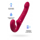 Малиновый безремневой страпон Lapis - 23 см. - Lovense - купить с доставкой в Ельце