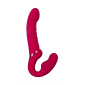 Малиновый безремневой страпон Lapis - 23 см. - Lovense - купить с доставкой в Ельце