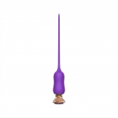 Фиолетовый тонкий стимулятор Nipple Vibrator - 23 см. - I-MOON - купить с доставкой в Ельце