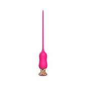 Розовый тонкий стимулятор Nipple Vibrator - 23 см. - I-MOON - купить с доставкой в Ельце