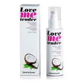 Съедобное согревающее массажное масло Love Me Tender Cocos с ароматом кокоса - 100 мл. - Love to Love - купить с доставкой в Ельце