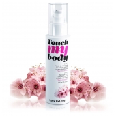 Силиконовый лубрикант 2-в-1 Touch My Body с ароматом вишнёвого цвета - 100 мл. - Love to Love - купить с доставкой в Ельце