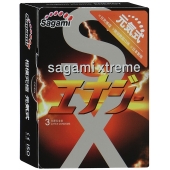 Презервативы Sagami Xtreme ENERGY с ароматом энергетика - 3 шт. - Sagami - купить с доставкой в Ельце