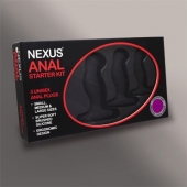 Набор из 3 массажеров простаты чёрного цвета NEXUS ANAL STARTER KIT - Nexus Range - в Ельце купить с доставкой