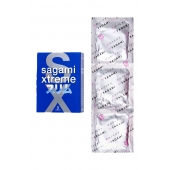 Розовые презервативы Sagami Xtreme FEEL FIT 3D - 3 шт. - Sagami - купить с доставкой в Ельце