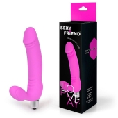 Розовый безремневой страпон Sexy Friend - 1137 - купить с доставкой в Ельце