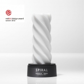 Белый 3D мастурбатор SPIRAL - Tenga - в Ельце купить с доставкой