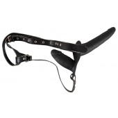 Женский страпон с вагинальной пробкой - 15 см. - Orion - купить с доставкой в Ельце