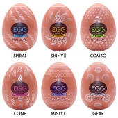 Набор из 6 мастурбаторов-яиц Tenga Egg Variety Pack V - Tenga - в Ельце купить с доставкой
