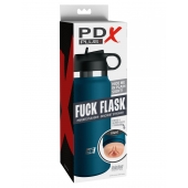 Мастурбатор-вагина в синей колбе F*ck Flask - Pipedream - в Ельце купить с доставкой