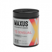 Анатомические презервативы MAXUS Sensual - 15 шт. - Maxus - купить с доставкой в Ельце