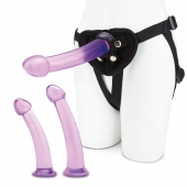 Тренировочный набор с тремя насадками Pegging Training Set - Lux Fetish - купить с доставкой в Ельце